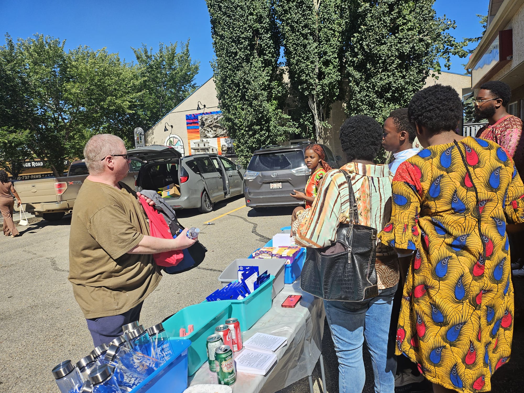 Community outreach table